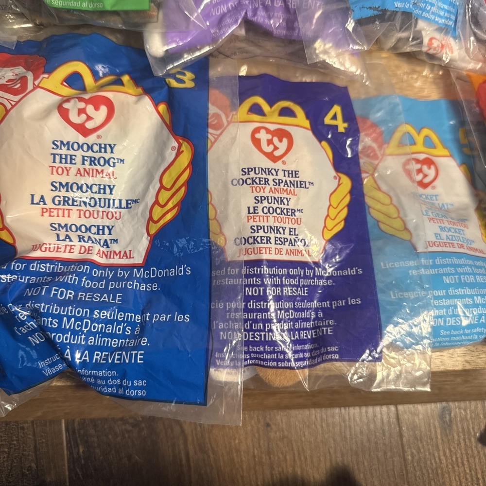 Mcdonalds Ty Beanie Banies 1999 Sealed New Full Set Of 12 - Picture 3 of 8